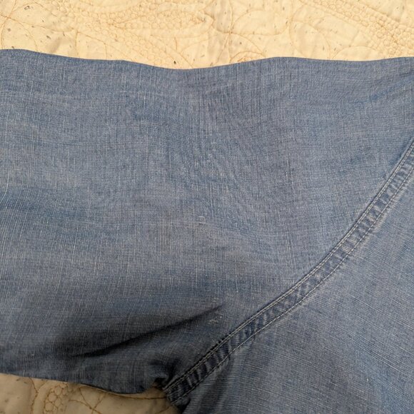 Tru Sports Women's Blouse Sz. 46 Blue Chambray - Picture 7 of 15